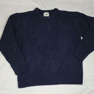 Men's Navy Crewneck Sweater Large